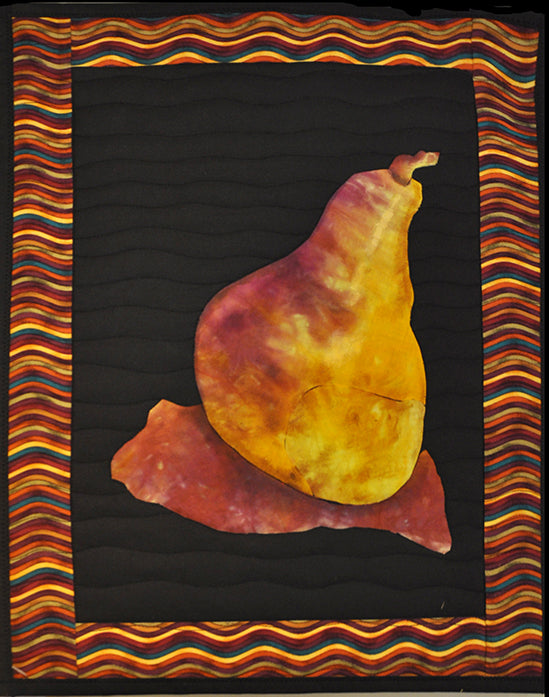 Quilted Wall Hanging - Pear