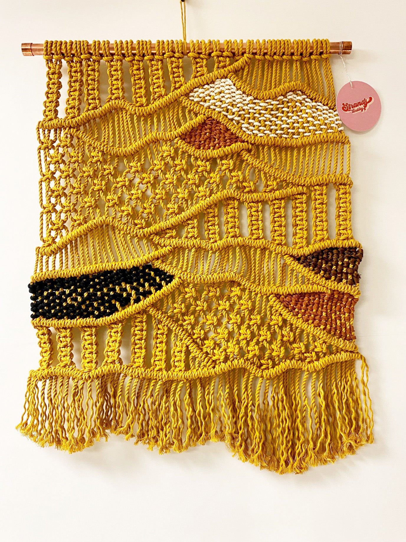 Wall Hanging by Hannah Lawrence of Strands Textiles
