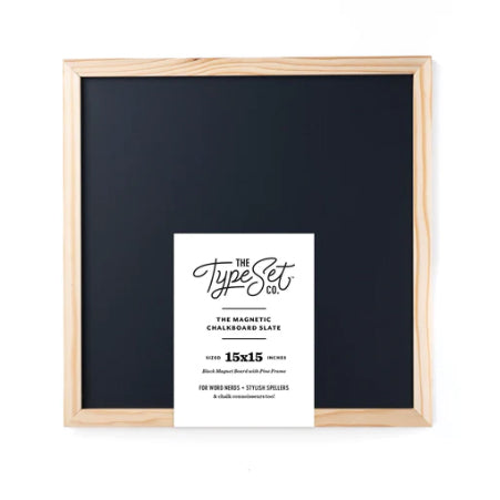 The Type Set Co. ® - Magnetic Slate Chalkboard / letter Board