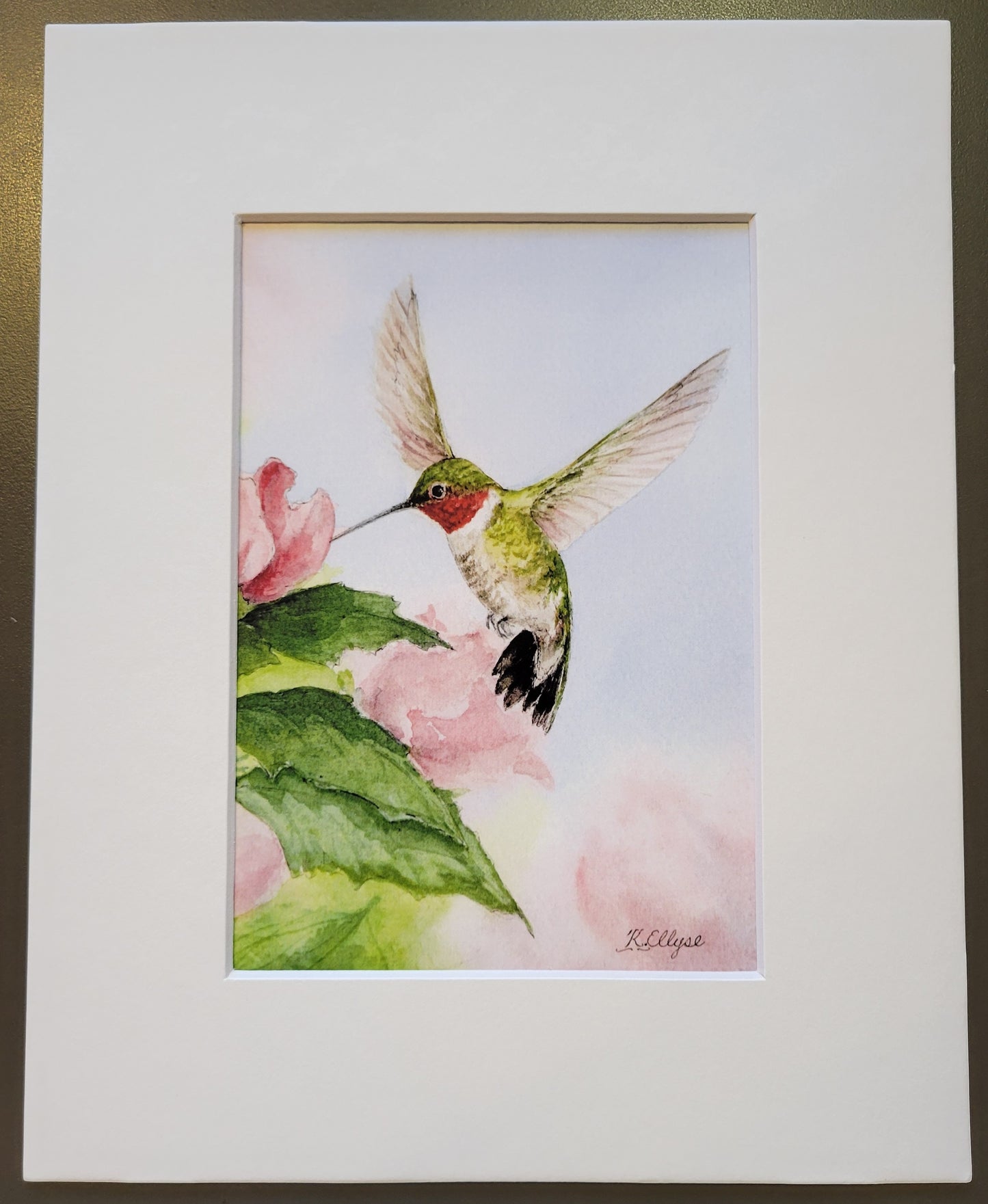 Watercolor Prints - Ellyse's Studio, Birds, 8x10