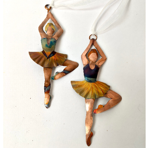 Ornament - Gypsy Phoenix Copper Ballerina