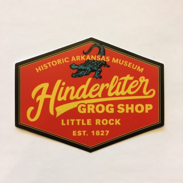 Hinderliter Grog Shop Sticker