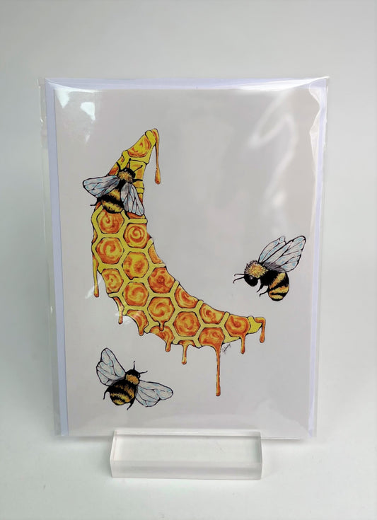 Note Card - Paper Moon Honey Bee